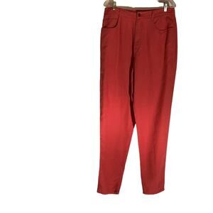 Talbots Orange Linen Cotton Pant. 14